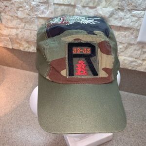RARE! Polo Ralph Lauren Mtn Expedition 3 panel hat collectors piece army camo